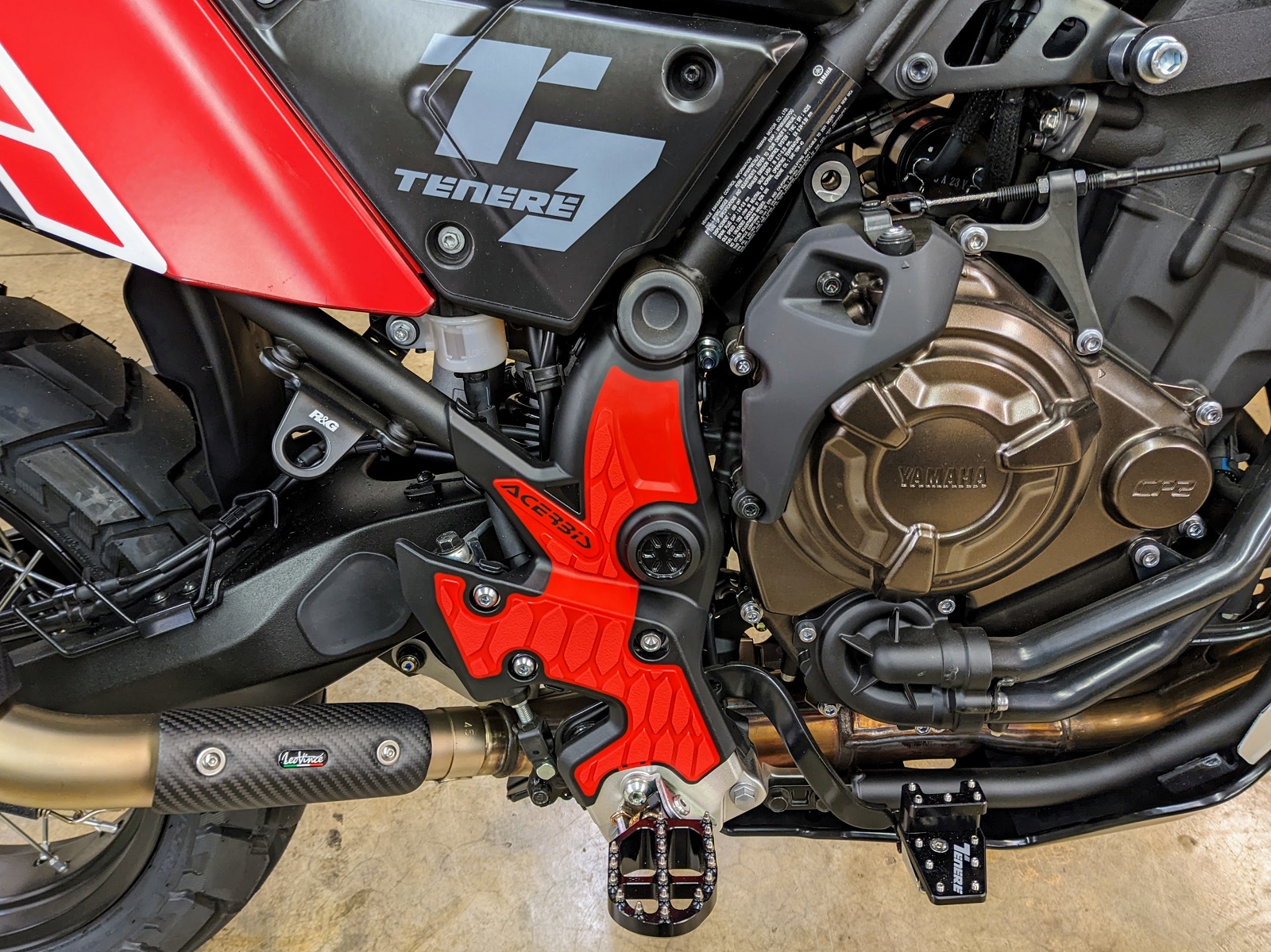 Tenere 700 Acerbis XGRIP Frame Guards