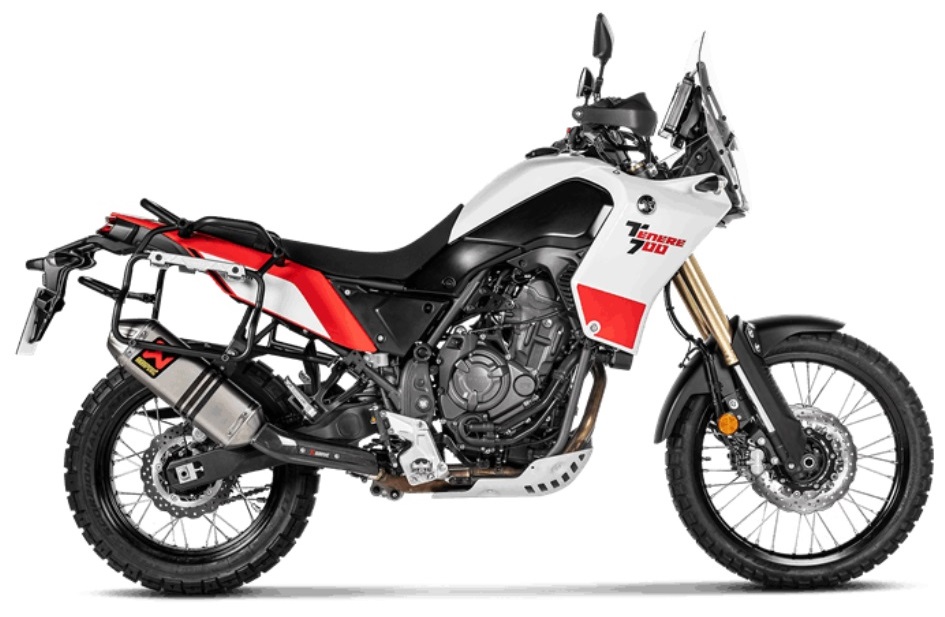 よ*う様 AKRAPOVIČ Tenere マフラー AKRAPOVIC - OFFROAD SLIP-ON EXHAUST - YAMAHA TENERE 700 - Upshift