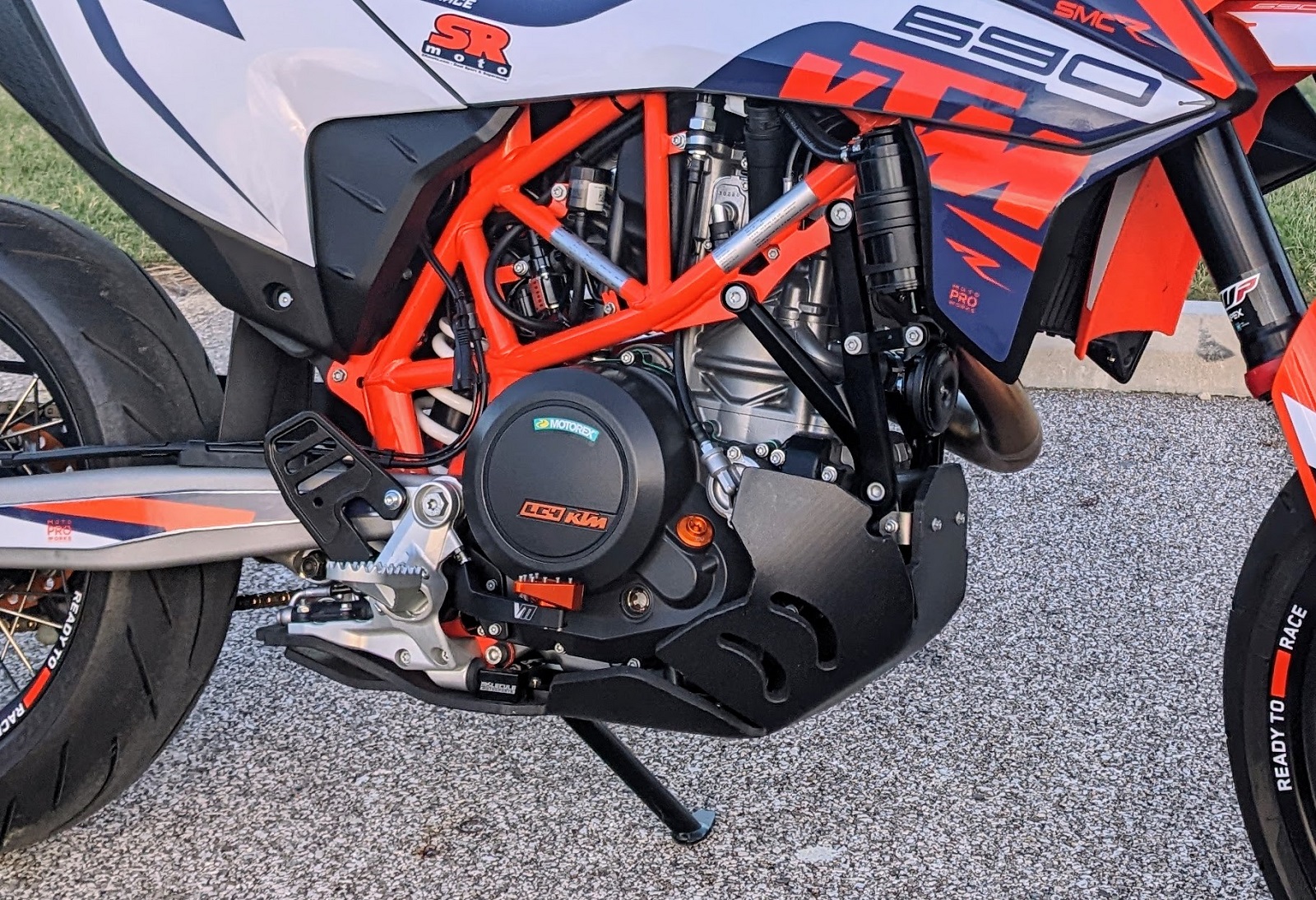USED: Vanasche Ultimate UHMW Skid Plate KTM 690 Enduro/SMC - Husky