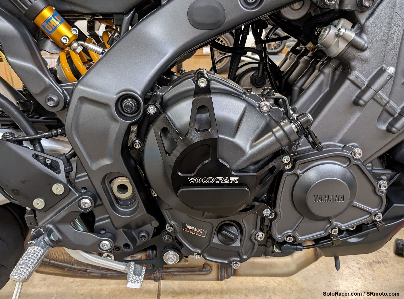 Woodcraft Clutch Cover Protector - Yamaha R9 / MT-09 / XSR900