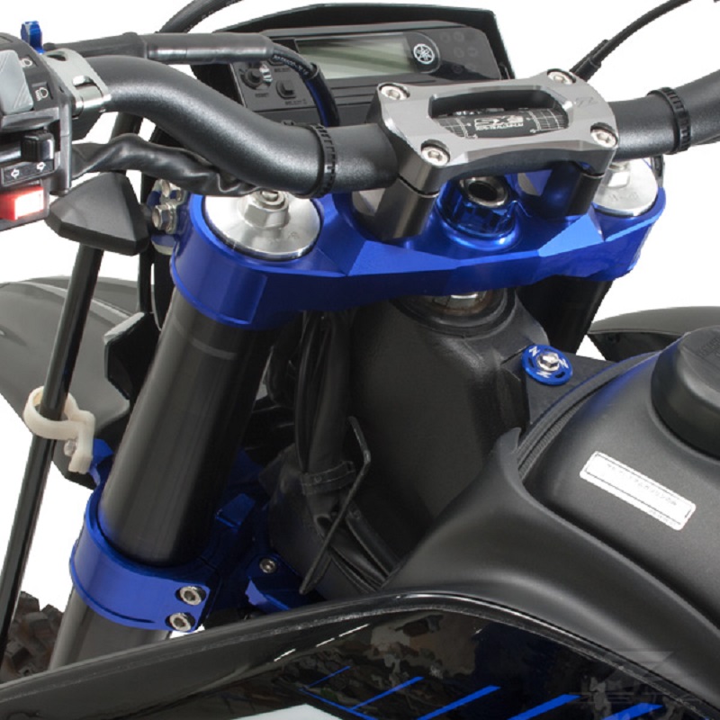 YAMAHA ヤマハ WR250R WR250X ビレットキット ZETA WR250R Zeta Triple Clamp Kit Blue