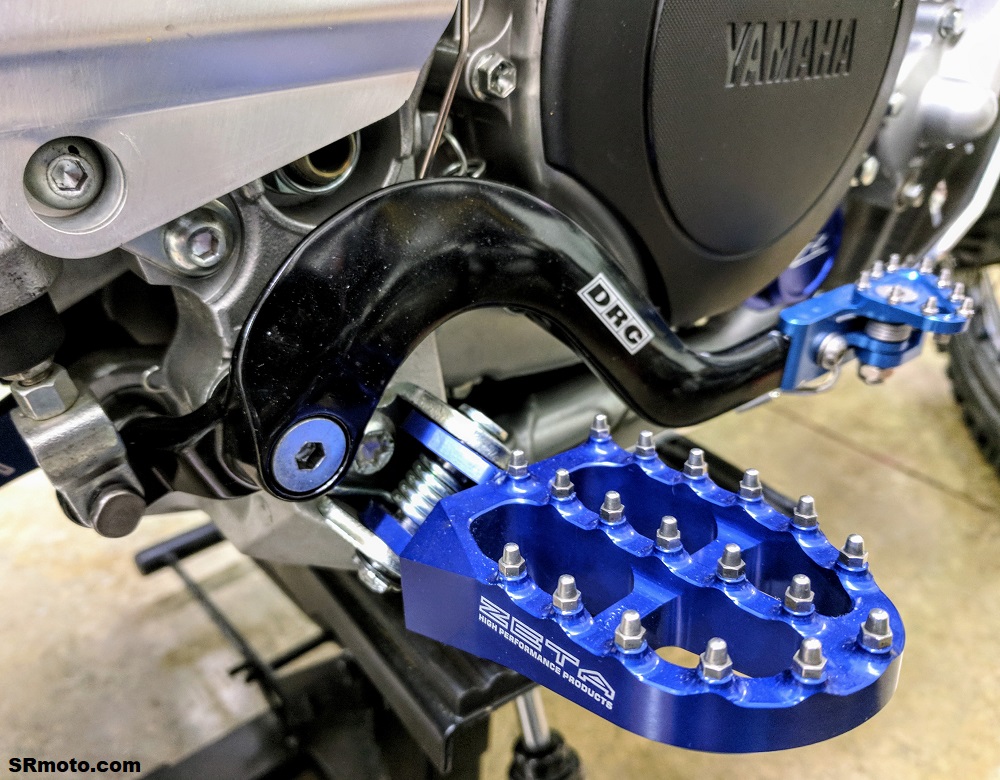 WR250R Zeta Aluminum Footpegs Blue