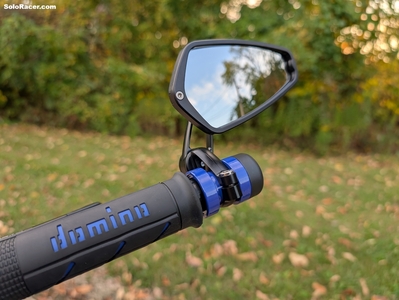 Yamaha MT-07 Bar end slider / mirror mounts now available in Team Yamaha Blue color