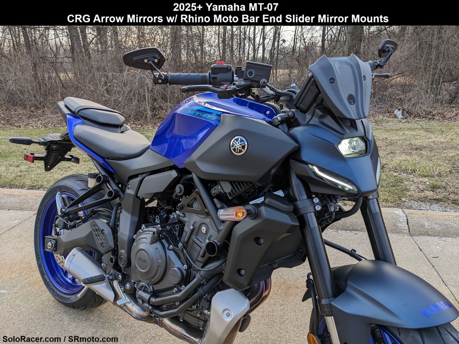 Yamaha MT-07 Build Part 3 - CRG Arrow Mirrors Install and Review