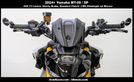 Photos: Our Yamaha MT-09 with CRG Blindsight LS Mirrors, Rhino Bar Ends and ASV F3 Levers