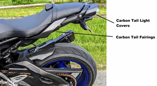 Yamaha MT-10 Carbon Fiber Parts  (USED)