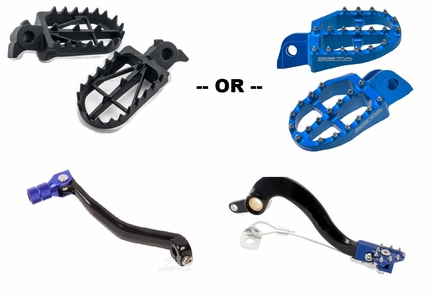 Yamaha WR250R Foot Controls Package - footpegs, shift lever, brake pedal