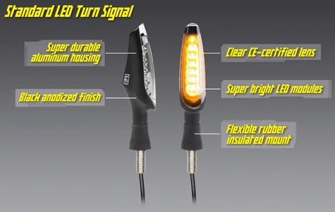 Yoshimura Standard LED Rear Turn Signal Kit - Yamaha MT-09