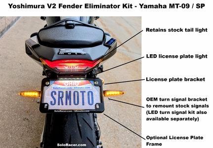 Yoshimura V2 Fender Eliminator / Tail Tidy - Yamaha MT-09 2024 2025 2026