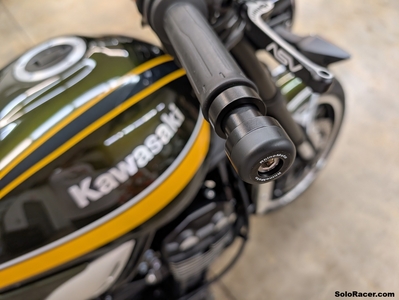 Z900 / Z900RS Bar End Sliders with Mirror Mounts
