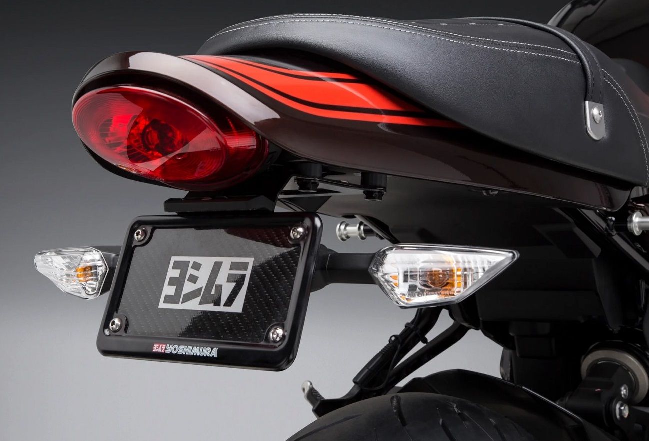 thumbnail image 2 of Motorcycle Rear Fender Hugger Mudguard - Compatible With Kawasaki Z900RS 2018-2024, ABS Plastic, Chrome Or Black 2 of 3