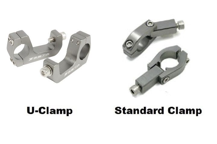 28mm 1-1/8 Inch Motorcycle Hand Guard Handguards Fat Clamp Mounting Kit