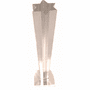 6 POINT STAR TAPER CANDLE MOLD, 1.5" x 4" x 15" (1 lb 12 oz)