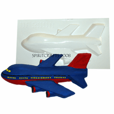 747 AIRPLANE PLASTER CASTING MOLD (7" x 3.5")