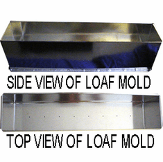 8 WICK LOAF CANDLE MOLD, CUSTOM (24" LENGTH)
