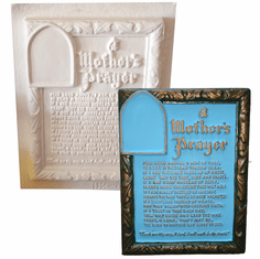 A MOTHER'S PRAYER MOLD FOR PLASTER OF PARIS (8.5" x 10.5")