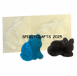 ABSTRACT CAT <br>PLASTER MOLD (2 ON 1)