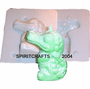 ALLIGATOR<BR> CANDLE / SOAP MOLD<BR> (3" HT, 3 oz)