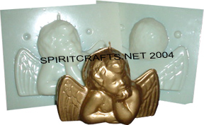 ANGEL AND CHERUB <br> CANDLE MOLDS