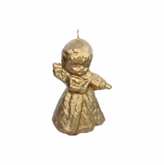 ANGEL WITH VIOLIN<BR> CANDLE MAKING MOLD<BR> (4.5" HT,  oz)