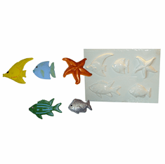AQUARIUM FISH PLASTER OF PARIS MOLD (5 STYLES)