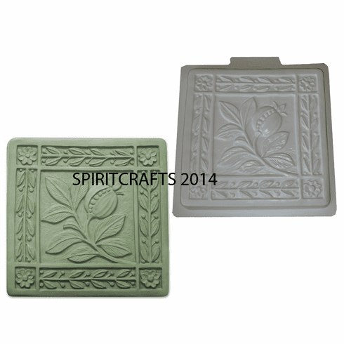 ART NOUVEAU FRUIT STEPPING STONE MOLD (16" DIA)