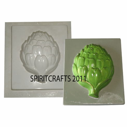ARTICHOKE KITCHEN TILE PLASTER MOLD (7" x 8")