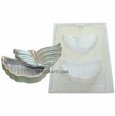 ARTSY BIRD BOX PLASTER / CHOCOLATE MOLD (5.5" x 2.5")