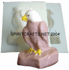 BALD EAGLE CANDLE<br>  MAKING MOLD<br>  (5" HT, 10 oz)