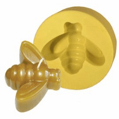 BEE CANDLE / SOAP POLYURETHANE MOLD (1 5/8" DEEP x 4.5", 4 oz)