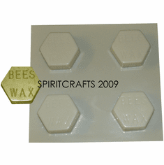 BEESWAX BLOCK<br> MOLD 4 ON 1 (1 OZ)