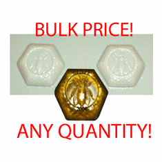BEESWAX<br>  CANDLE / SOAP MOLD, 2 ON 1