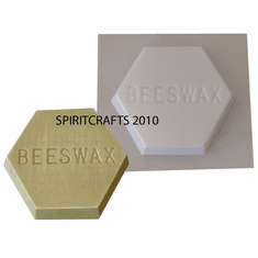 BEESWAX WAX BLOCK MOLD (5" DIA, 8 oz)