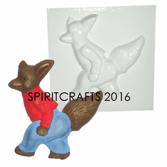 BIG BAD WOLF PLASTER CRAFT MOLD (5.75" HT)