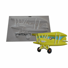BIPLANE PLASTER CASTING MOLD (14.25" x 8.25")
