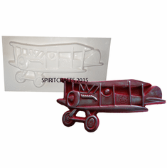 BIPLANE WITH STAR PLASTER MOLD (15.5" x 8")