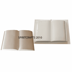 BLANK BOOK PLASTER CASTING MOLD (10.25" x 7")