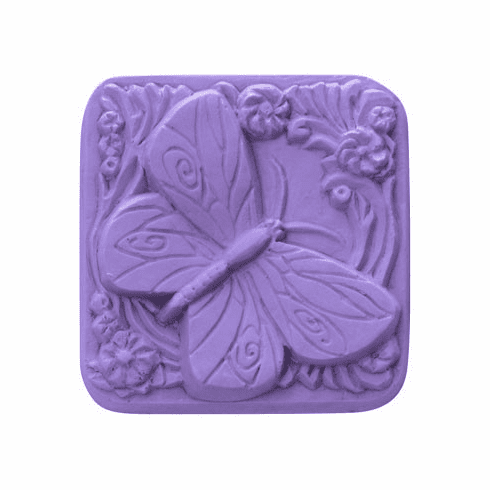 BUTTERFLY BAR SOAP MOLD (3 WELL, 3.75 oz)
