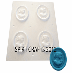CAMEO SOAP MAKING MOLD (4 WELL SC)