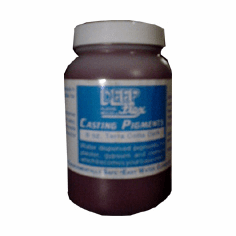 CASTING PIGMENT, DARK TERRA COTTA 8 oz