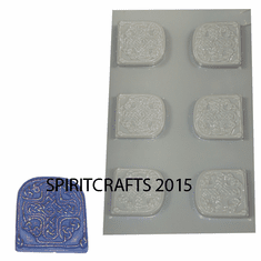 CELTIC CROSS SOAP MAKING MOLD (6 WELL)