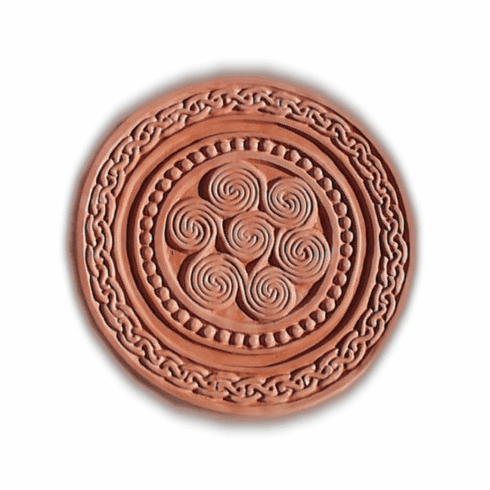 CELTIC ROUND STEPPING STONE MOLD (16" DIA)