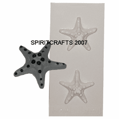 CHOCOLATE CHIP STARFISH PLASTER MOLD (2.75" x 3")