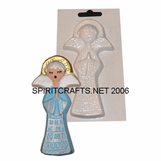 CHOIR ANGEL PRAYING <br> PLASTER MOLD (5" x 2.5")