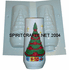 CHRISTMAS TREE<br> PILLAR CANDLE MOLD<br> (5 1/8" HT, 12 OZ)