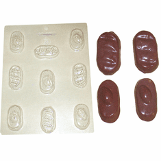 COCONUT OR ALMOND BAR MOLD, 9 WELL