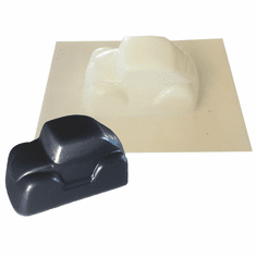 COMPACT CAR SOAP OR CANDLE MOLD (4" X 2", 5 oz)