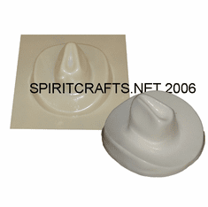 COWBOY HAT CANDLE / SOAP MOLD (2.5" HT, 4 oz)