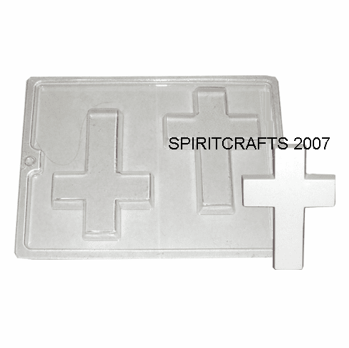 CROSS CHOCOLATE CANDY MOLD (2 WELL)