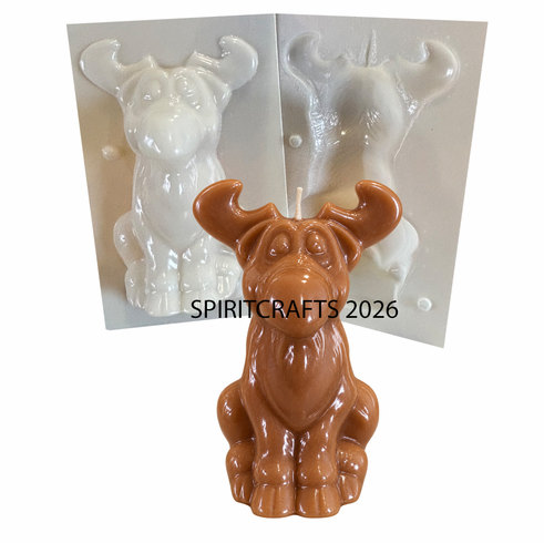 COOL MOOSE CANDLE MAKING MOLD (5.75"  14 oz)